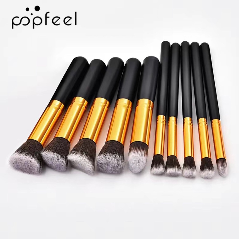 Cosmetic Makeup 10pc Brush Set